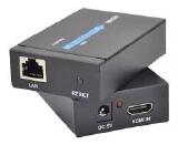 EXTENSOR HDMI 60M X RJ45 CAT5/CAT6 3D 1080P C/ FONTE EXBOM - 1826