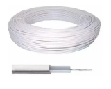 CABO ALTA TENSAO 50M BCO AWG22 300V 5,0MM