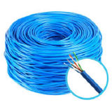 CABO P/ CFTV 4 PARES MULTICAMERAS AZUL 300MTS