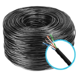 CABO P/ CFTV 4 PARES MULTICAMERAS PRETO 300MTS