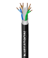 CABO LAN F/UTP CAT6 4X23 AWG DUPLA CAPA BLIND EXT. P/MT PT - MEGATRON - 2765