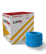 CABO U/UTP CAT5E CAPA SIMPLES 100 COBRE PT P/ METROS 2316 - MEGATRON