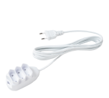 EXTENSAO ELETRICA 3 TOMADAS 2 PINOS 10A 3M BRANCA - EXT 2003