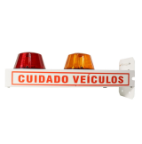 SINALIZADOR DE GARAGEM C/LEDS E BIP SONORO BIVOLT 127/220 6973 - DNI