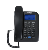 TELEFONE INTELBRAS C/FIO TC 60 ID PRETO
