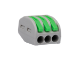 CONECTOR CONEX 1000 CLIP 3 VIAS 4MM 4PCS - INTELBRAS