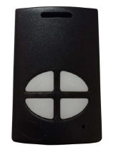 CONTROLE AGL KEY 433MHZ PRETO/BRANCO - AGL