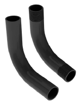 CURVA 90. LINHA ECO PRETO PONTA LISA 3/4