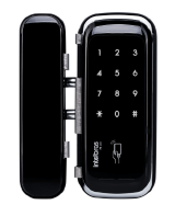 FECHADURA DIGITAL P/PORTA DE VIDRO DIR/ESQ FR400 - INTELBRAS
