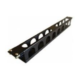GUIA DE CABO P/RACK 1U PRETO CHAPA 55 MM - 2030110165 - BBK