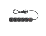 PROTETOR ELETRONICO C/ 5 TOMADAS - EPE 205 PT/BR - INTELBRAS