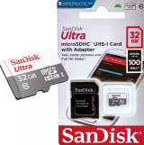 MICRO SD SANDISK 32GB CLASSE 10