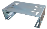 BASE P/MOTOR RESIDENCIAL DESLIZANTE 05CM GALVANIZADA ( COM FURACAO)