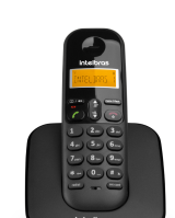 TELEFONE INTELBRAS S/FIO TS 3110 PRETO
