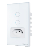 TOMADA SIMPLES 10A SMART WI-FI ETS 2002 BRANCO - 4850068 - INTELBRAS